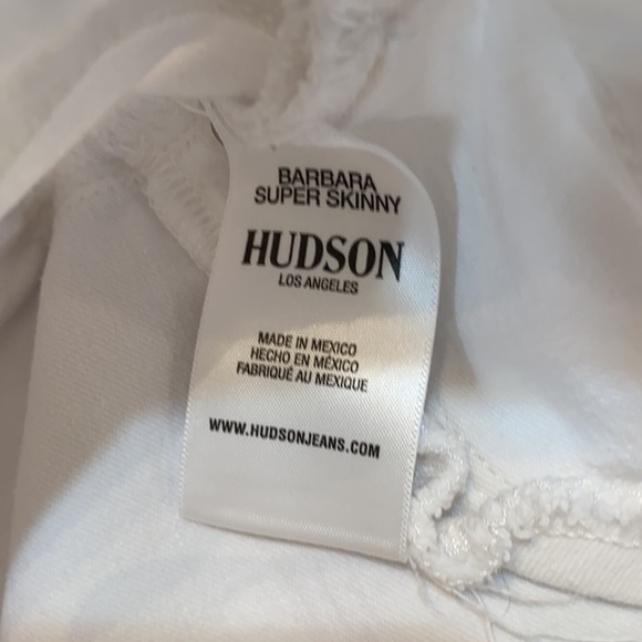 Hudson Barbara Super Skinny High Rise Jeans Size 24 - Picture 5 of 7